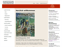 Tablet Screenshot of kunststiftung-hohenkarpfen.de